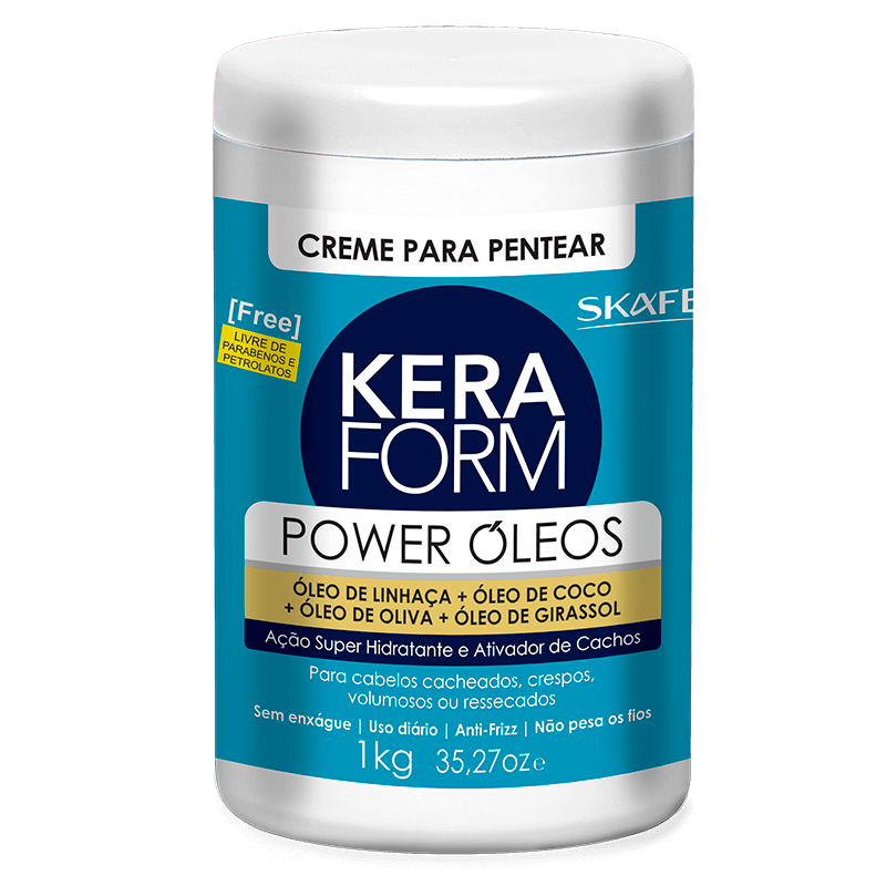 KERAFORM |CREMA DE PEINAR POWER ÓLEOS 1kilo