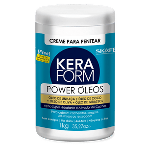 KERAFORM |CREMA DE PEINAR POWER ÓLEOS 1kilo