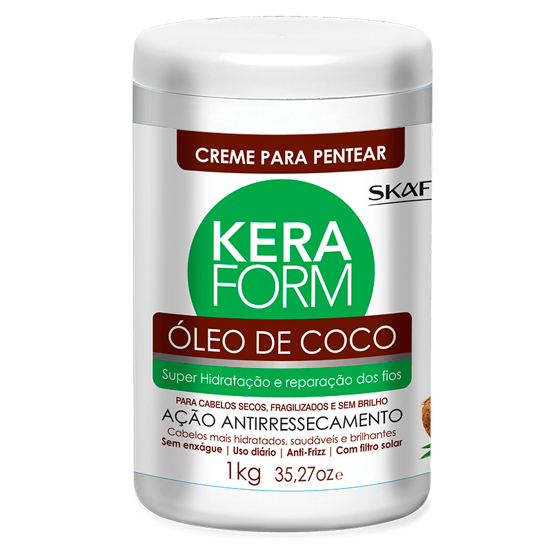 KERAFORM | CREMA DE PEINAR ÓLEO DE COCO