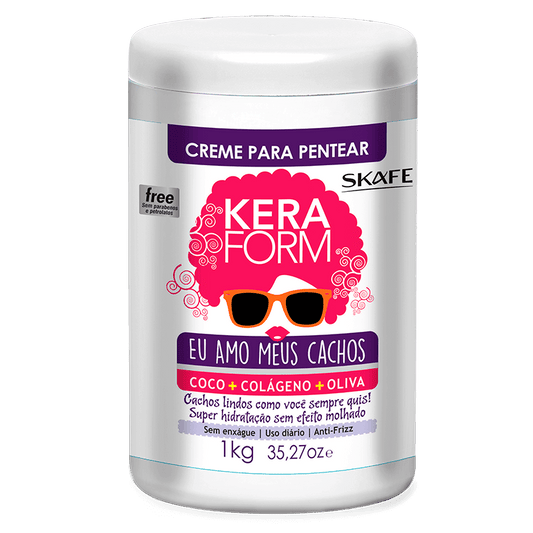 KERAFORM | CREMA DE PEINAR AMO MIS RIZOS 1 kilo