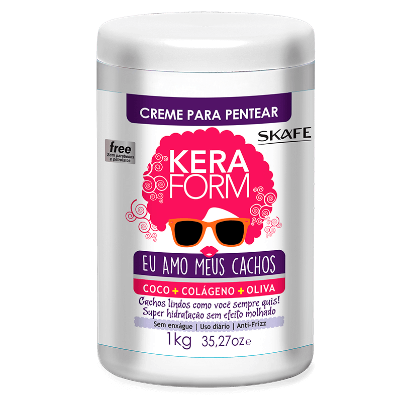 KERAFORM | CREMA DE PEINAR AMO MIS RIZOS 1 kilo