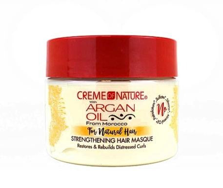 CREME OF NATURE - STRENGTHENING HAIR MASQUE mascarilla fortalecedora de argán