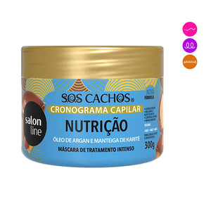 SALON LINE | NUTRICIÓN SOS CACHOS Mascarilla Cronograma Capilar 300gr