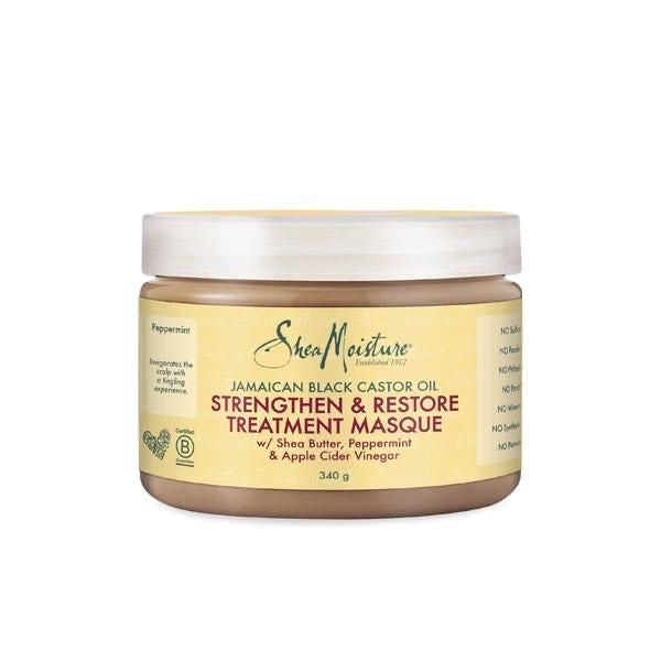 SHEA MOISTURE | JAMAICAN BLACK CASTOR OIL TRATAMIENTO PARA FUERZA Y RESTAURACIÓN