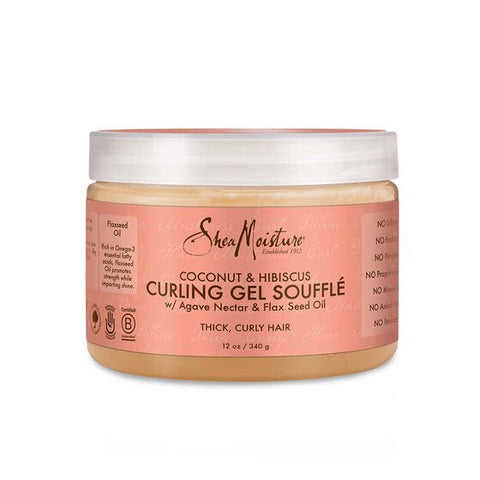SHEA MOISTURE - COCONUT AND HIBISCUS CURLING GEL SUFFLÉ